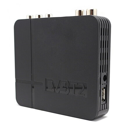 K2 Mini přijímač HD DVB-T2 Set Top Box, podpora USB / HDMI / MPEG4 / H.264, černá
