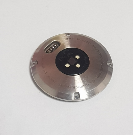 Zadní kryt bez baterie pro Garmin Fenix 5, stříbrná