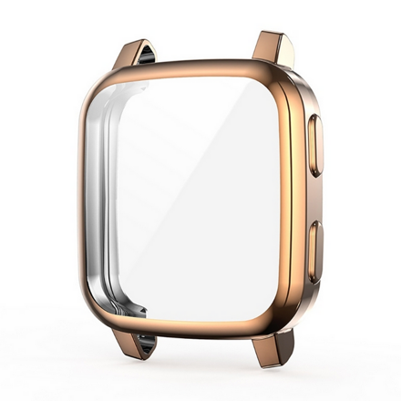 Ochranný TPU kryt pouzdra a displeje pro Garmin Venu SQ 2, rose gold 