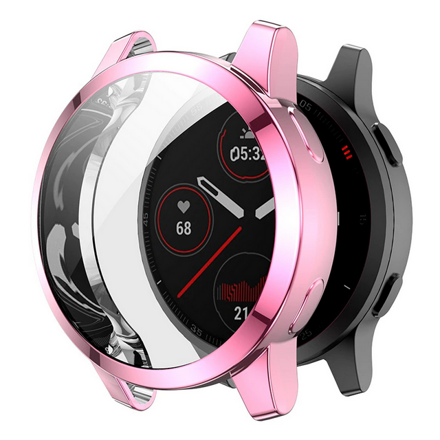 Ochranný TPU kryt pouzdra a displeje pro Garmin Vivoactive 4S/ Venu 2S, rose 