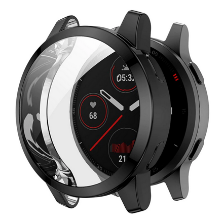 Ochranný TPU kryt pouzdra a displeje pro Garmin Vivoactive 4S/ Venu 2S, černá