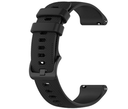 Náhradní silikonový řemínek pro Garmin Venu/ Move 3/ Move Luxe/ Move Style, černá