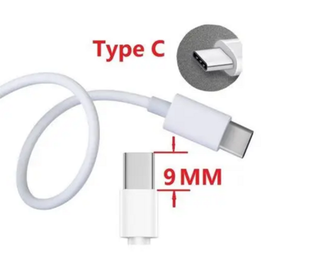 USB nabíjecí kabel TYP-C konektor pro Blackview BV8000/ BV8000 Pro, bílá