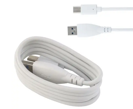USB nabíjecí kabel TYP-C konektor pro Blackview BV8000/ BV8000 Pro, bílá