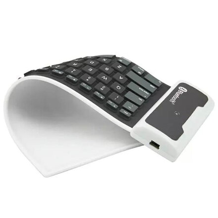 Orico L539 Bluetooth silikonová klávesnice pro iPad, černá-bílá