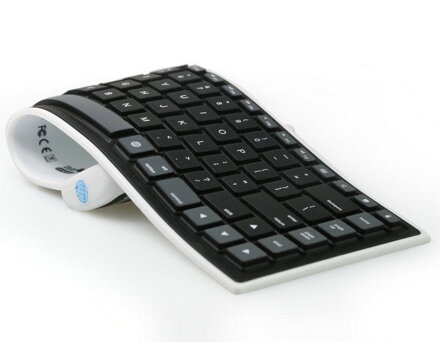 Orico L539 Bluetooth silikonová klávesnice pro iPad, černá-bílá