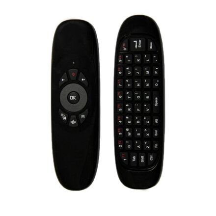 Generic C120 T10 2.4GHz bezdrátová Air Mouse - klávesnice pro Android TV box,PC, černá