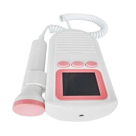 FD-03 Kapesní fetální doppler pro nastávající maminky, bílá-růžová