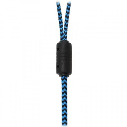 OOTDTY Crack Pattern Super Bass Stereo Hook Style sluchátka modrá