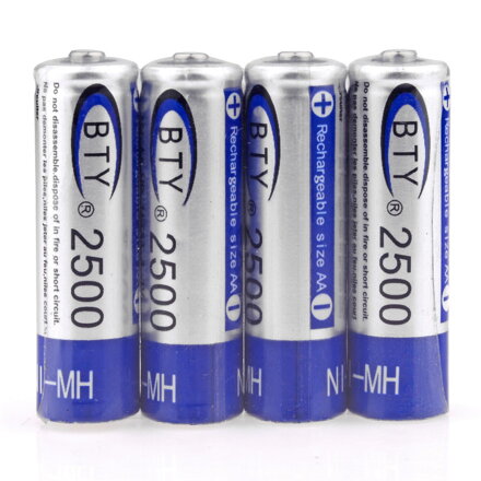 Baterie Windmax® AA NiMH 2500mAh 4ks
