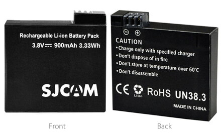 SJCAM Nabíjecí 900mAh baterie pro M20