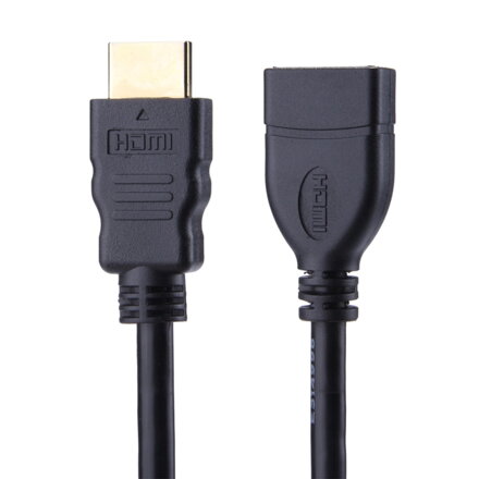 Floureon HDMI kabel, vysokorychlostní konektor, 19 pinový adaptér, délka 1,5 m, černý