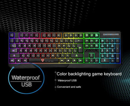 MotoSpeed K70L USB podsvícená klávesnice, černá