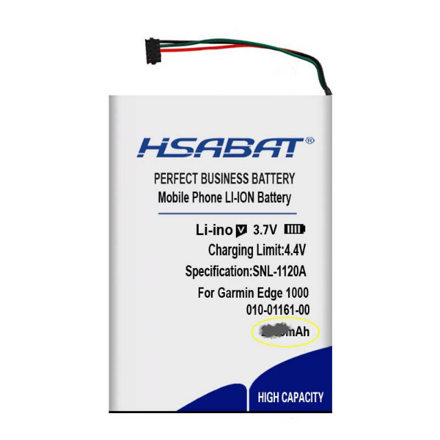 Hsabat Baterie pro Garmin Edge 1000/ Explore 1000/ Approach G8, 2500mAh