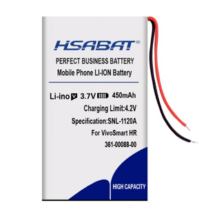 Hsabat Baterie pro Garmin VivoSmart HR/ HR+/ Approach X40, 200mAh