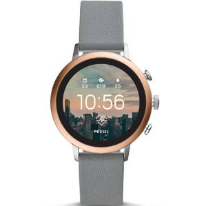 Fossil Venture HR - Gray Silicone, šedá - použité