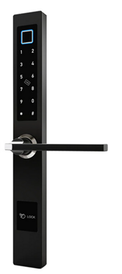 Aegis W918-4, rozměr 35*85mm, Bluetooth, WiFi biometrický zámek na otisk prstů, pro levo i pravo stranné dveře, černá