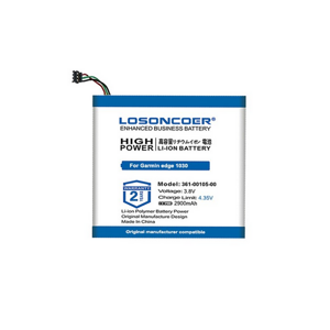 Losoncoer Baterie pro Garmin Edge 1030, 2900mAh