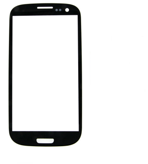 Sklo displeje pro SAMSUNG Galaxy S III S3 GT-I9300 I9300, černá