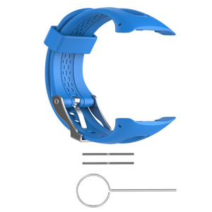 Watch Band silikonový náhradní řemínek pro Garmin Forerunner 10/ 15, modrá