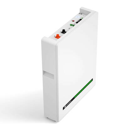 Nástěnná baterie Lithtech TR6000WX -Pro-EU 51,2 V 200 Ah, 10,24 kWh, prizmatické články EVE LFP, ocelové pouzdro + LCD, PACE 200 A BMS 350 A, 6000+ cyklů, Bluetooth, WIFI, hasicí systém