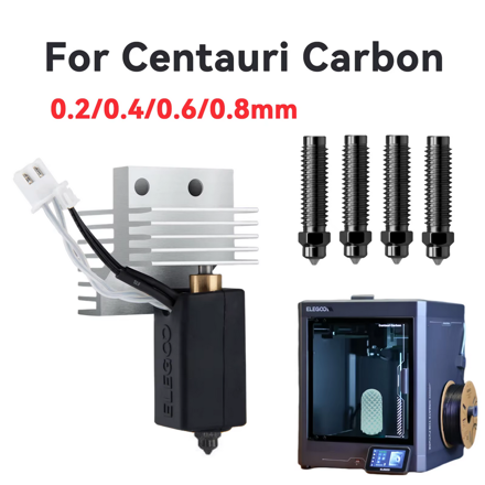 Elegoo Centauri Carbon – kompletní hotend sestava s tvrzenou tryskou 0,6 mm
