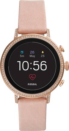 Fossil Venture HR dw7f1- RoseGold Stainless Steel, růžovozlatá - použité stav A1