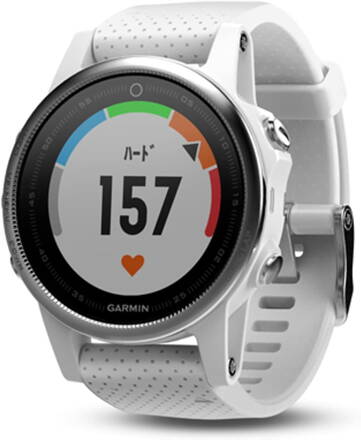 Garmin Fenix 5S  Silver, white Band  použité B 010-01685-11