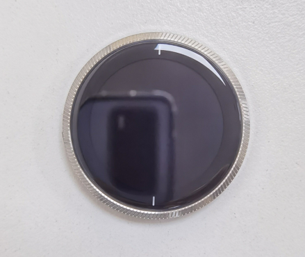 LCD displej s lunetou pro Garmin Venu, stříbrná