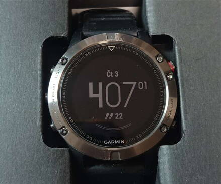 Garmin Fénix 5 titan nová baterie, těsnění