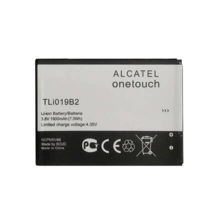Baterie TLi019B2 pro Alcatel one Touch POP C7 OT-7041D duální CAB1900003C2, 1900mAh