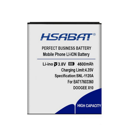 HSABAT Baterie pro DOOGEE X10, 5200mAh 