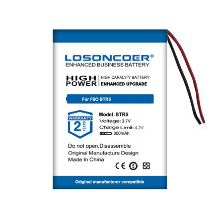 Losoncoer baterie pro Bluetooth zesilovač FiiO BTR5, 800mAh