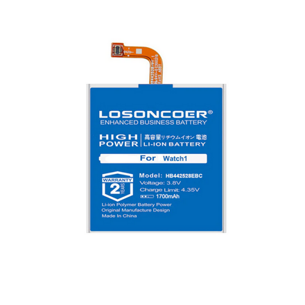 Losoncoer baterie HB442528EBC pro HUAWEI Watch 1, 1700mAh