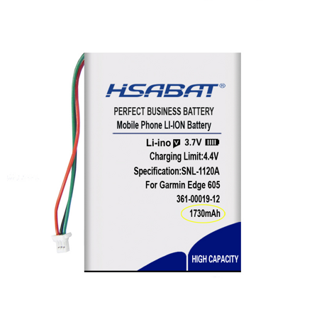 Hsabat Baterie pro Garmin Edge 605/ 705, 1730mAh