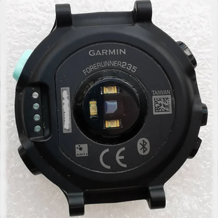 Pouzdro-zadní kryt s nabíjecím portem pro Garmin Forerunner 235, zelená