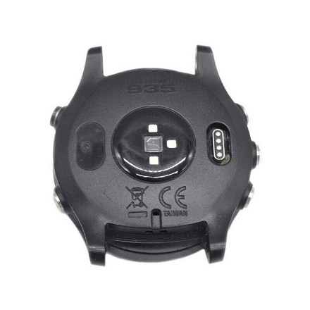 Pouzdro-zadní kryt s tlačítky a baterií pro Garmin Forerunner 935, černá-stříbrná