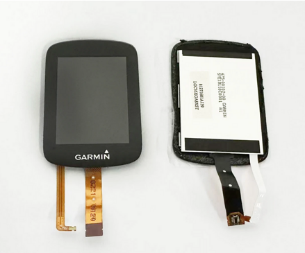 LCD displej+sklo pro Garmin Edge 130/ 130 Plus, černá