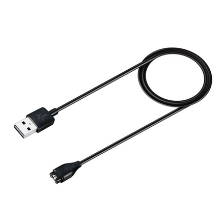 Nabíjecí kabel USB pro hodinky Garmin Vivoactive 3, Fenix ​​6, 6S, 6X, 5, 5S, 5X, 7, 7s, 7x, Forerunner 935, černá