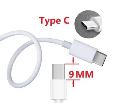 USB nabíjecí kabel TYP-C konektor pro Blackview BV7000/BV8000/BV9000/P10000, tmavě šedá