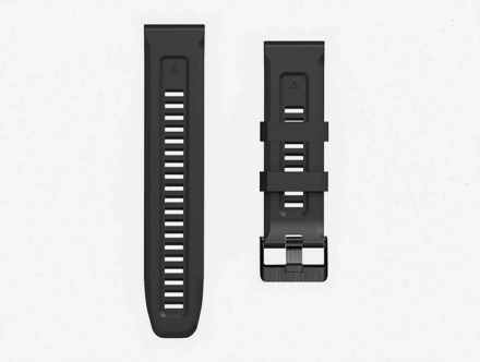 Náhradní silikonový řemínek pro Garmin Fenix 5/ 5 Plus/ 6/ 6 Pro/ 7/ 7 Pro, černá