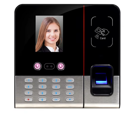 Internet WiFi biometrická docházka F630 – Face ID + otisk prstu + RFID karta, Linux systém